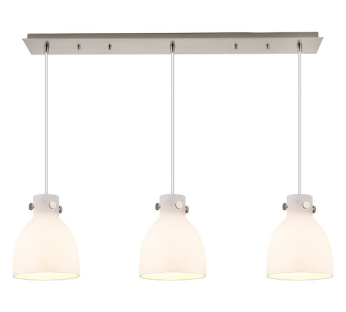 Downtown Urban Two Light Linear Pendant in Brushed Satin Nickel (405|1234101PSSNG4128WH)