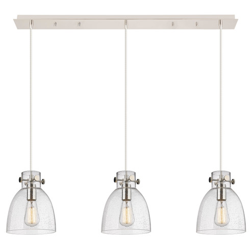Downtown Urban Five Light Linear Pendant in Polished Nickel (405|1234101PSPNG4128SDY)