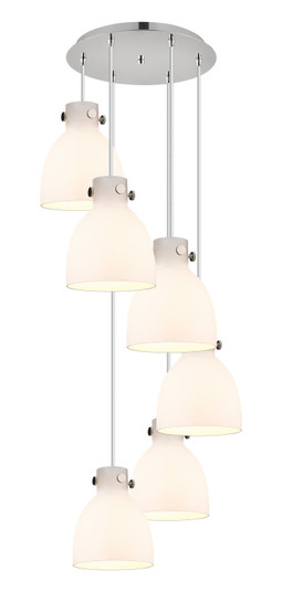 Downtown Urban Two Light Pendant in Polished Nickel (405|1164101PSPNG4128WH)