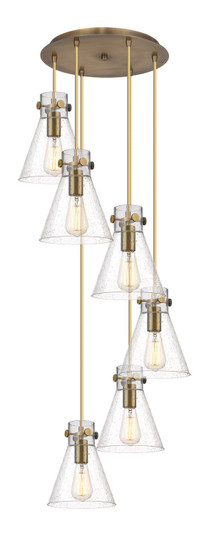 Downtown Urban Nine Light Pendant in Brushed Brass (405|1164101PSBBG4118SDY)
