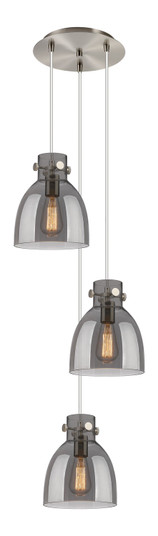 Downtown Urban Three Light Pendant in Brushed Satin Nickel (405|1134101PSSNG4128SM)