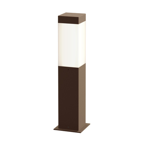 Square Column LED Bollard in Textured Bronze (69|738172WL)