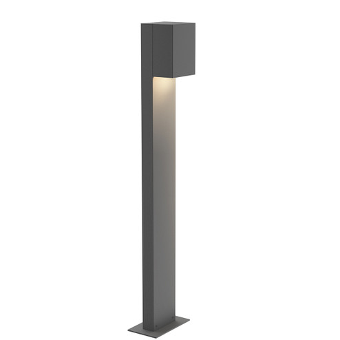 Box LED Bollard in Textured Gray (69|734374WL)