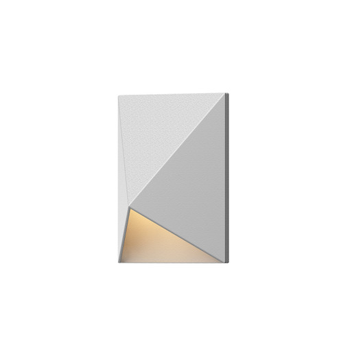 Triform Compact LED Wall Sconce in Textured White (69|732098WL)