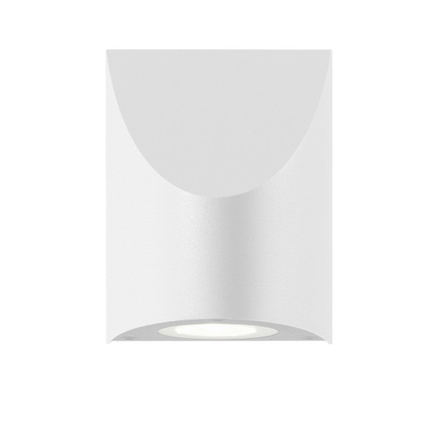 Shear LED Wall Sconce in Textured White (69|722298WL)