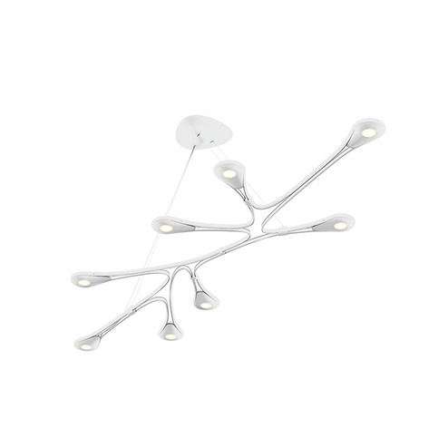 Abstraction LED Pendant in Satin White (69|327203)