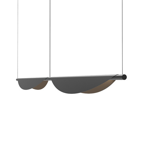 Tela LED Pendant in Satin Black (69|312225)