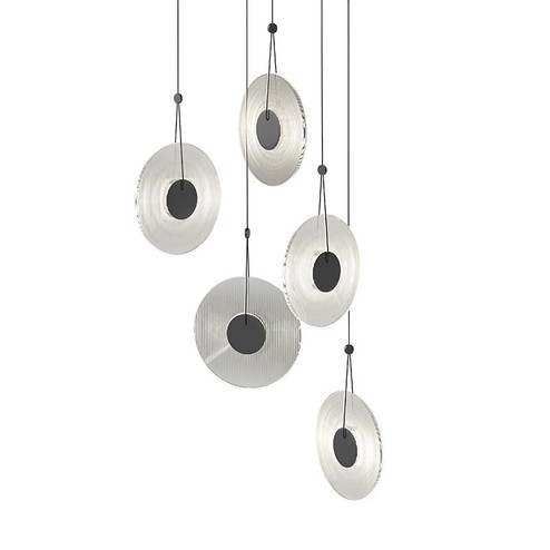 Meclisse LED Pendant in Satin Black (69|311525C)