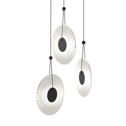Meclisse LED Pendant in Satin Black (69|311325C)