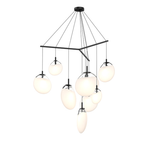 Cantina LED Pendant in Satin Black (69|299725W)