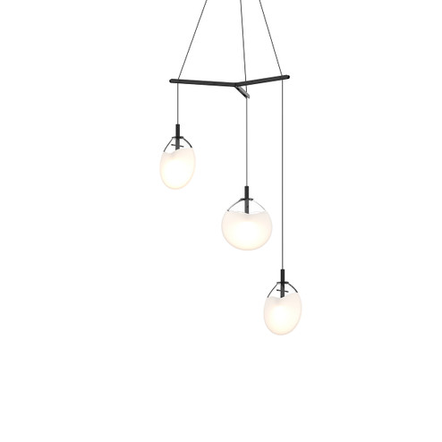 Cantina LED Pendant in Satin Black (69|299525WSML)