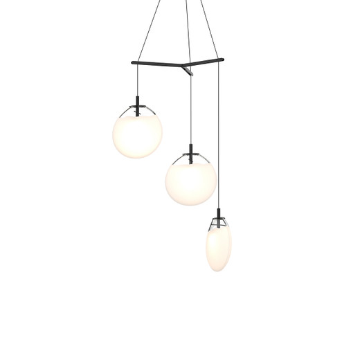 Cantina LED Pendant in Satin Black (69|299525WMED)