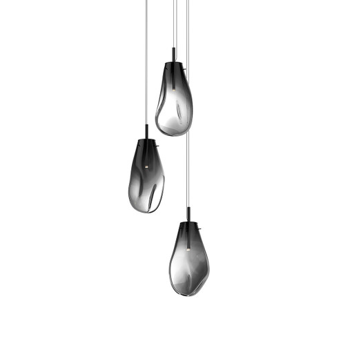 Liquid LED Pendant in Satin Black (69|298125K)