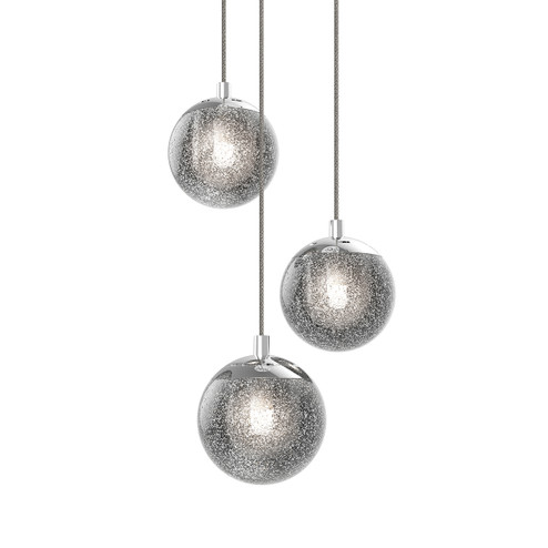 Champagne Bubbles LED Pendant in Polished Chrome (69|296201)