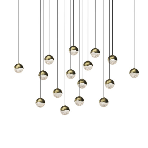 Grapes LED Pendant in Brass (69|292314SML)