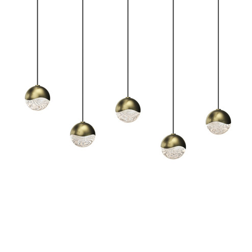 Grapes LED Pendant in Brass Finish (69|292114SML)