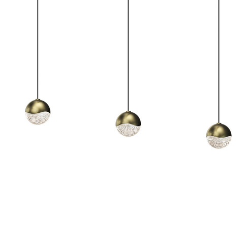 Grapes LED Pendant in Brass (69|292014SML)