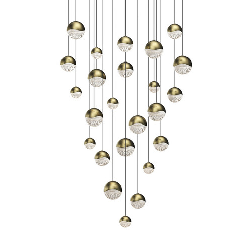 Grapes LED Pendant in Brass (69|291814AST)