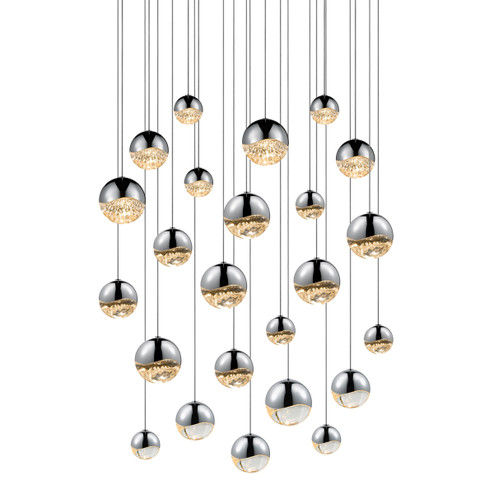 Grapes LED Pendant in Polished Chrome (69|291801AST)