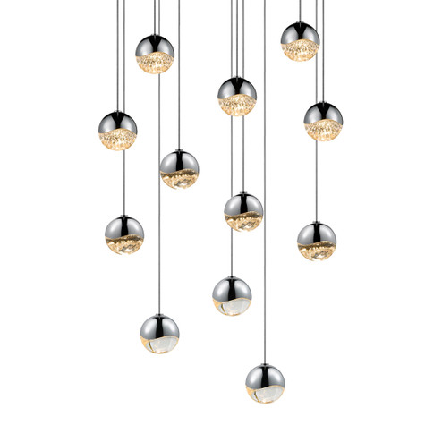 Grapes LED Pendant in Polished Chrome (69|291701SML)