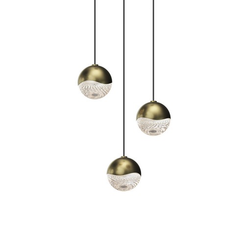 Grapes LED Pendant in Brass Finish (69|291414SML)