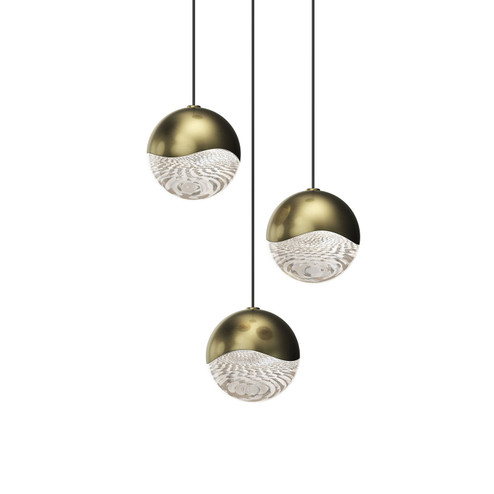 Grapes LED Pendant in Brass (69|291414MED)