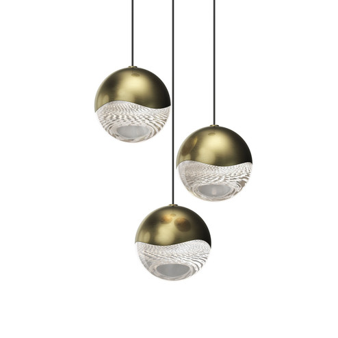 Grapes LED Pendant in Brass Finish (69|291414LRG)