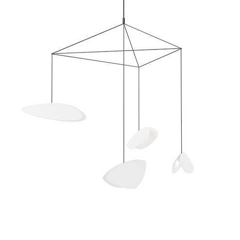 Papillons LED Pendant in Satin Black (69|290225W)