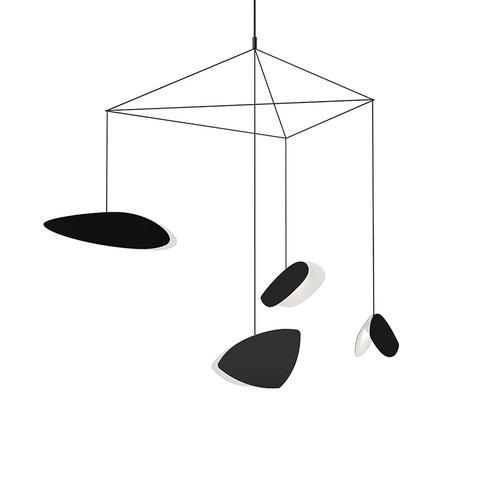 Papillons LED Pendant in Satin Black (69|290225K)