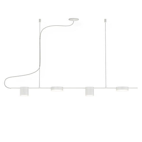 Counterpoint LED Pendant in Satin White (69|288403)