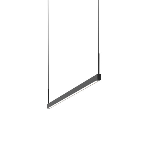 Thin-Line LED Pendant in Satin Black (69|2818253)