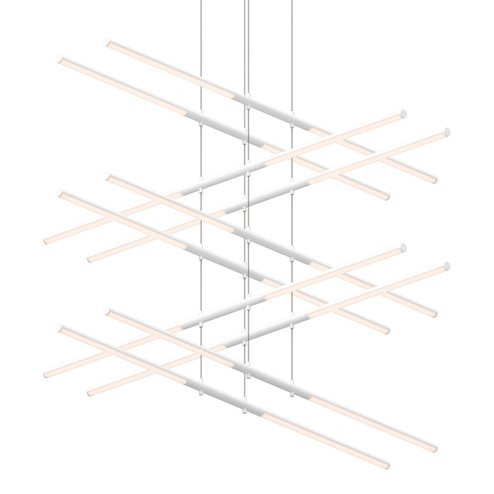 Tik-Tak LED Pendant in Satin White (69|280503)