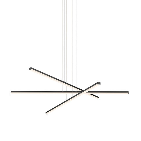 Stix LED Pendant in Satin Black (69|276325)