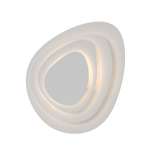 Abstract Panels LED Wall Sconce in Textured White (69|269498)