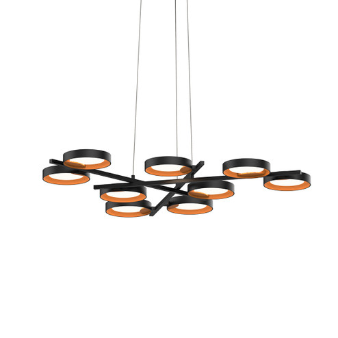 Light Guide Ring LED Pendant in Satin Black (69|265625A)