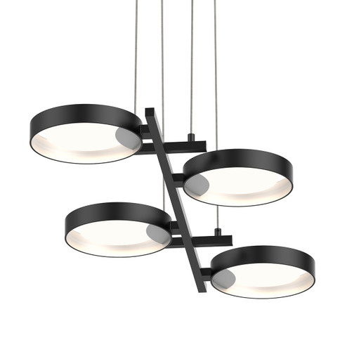 Light Guide Ring LED Pendant in Satin Black (69|265525W)