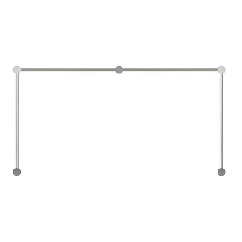 Purolinear 360 LED Wall Bar in Polished Chrome (69|23QPCN222R120PHA)