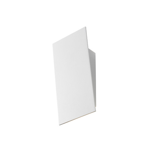 Angled Plane LED Wall Sconce in Textured White (69|236598)