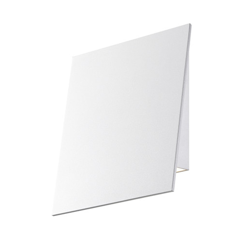 Angled Plane LED Wall Sconce in Textured White (69|236398WL)