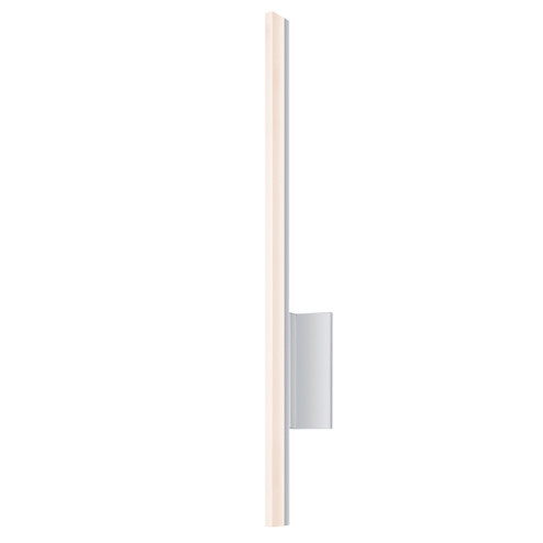 Stiletto LED Wall Sconce in Bright Satin Aluminum (69|234016DIM)