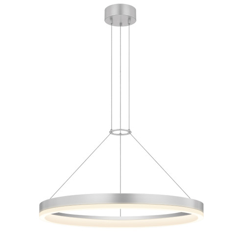 Corona LED Pendant in Bright Satin Aluminum (69|231516)