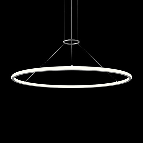 Luna LED Pendant in Bright Satin Aluminum (69|223416)