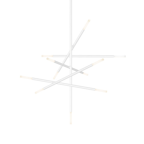 Qux LED Pendant in Satin White (69|220103)