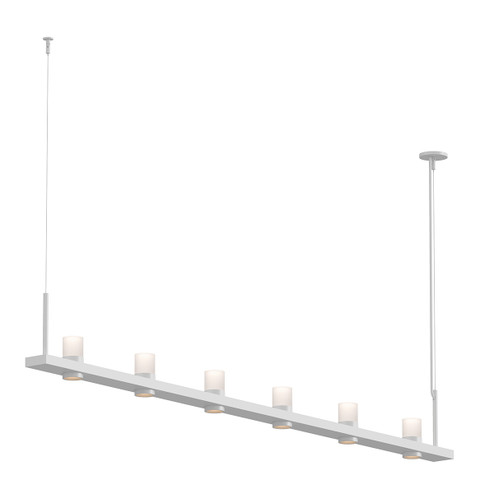 Intervals LED Pendant in Satin White (69|20QWL08C)