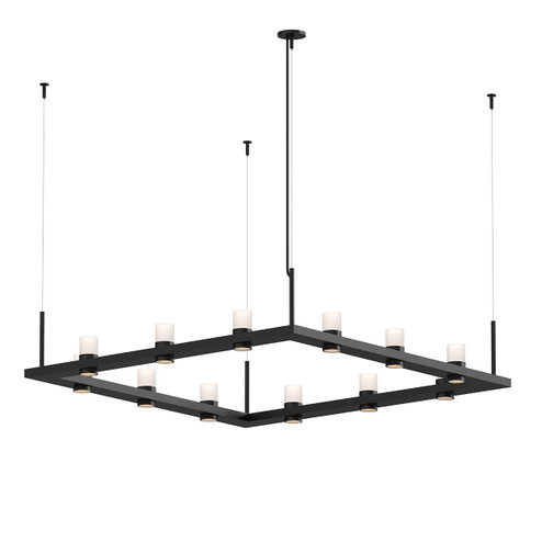 Intervals LED Pendant in Satin Black (69|20QKS04C)