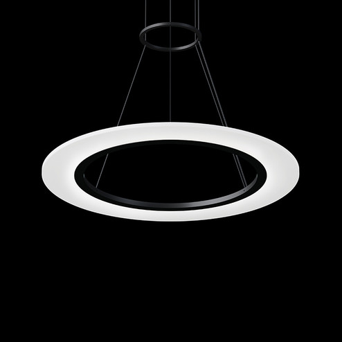 Arctic Rings LED Pendant in Satin Black (69|207125)