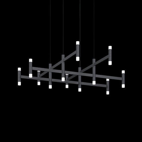 Systema Staccato LED Pendant in Satin Black (69|179225)