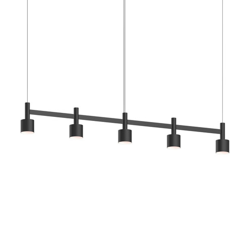 Systema Staccato LED Linear Pendant in Satin Black (69|178525CYL)