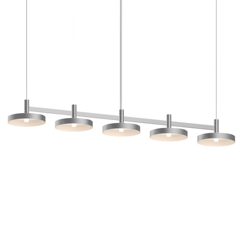 Systema Staccato LED Linear Pendant in Bright Satin Aluminum (69|178516PAN)