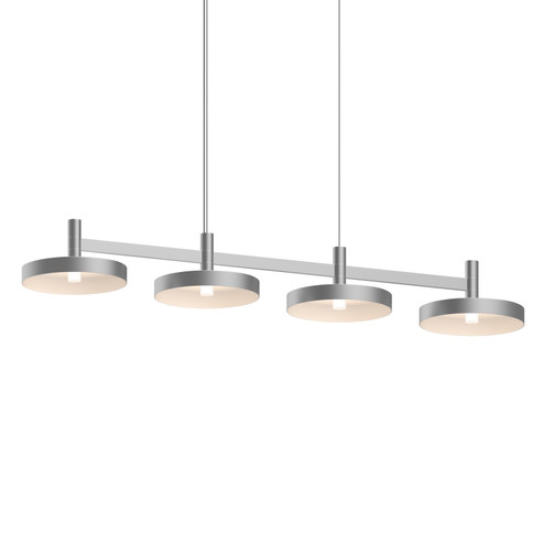 Systema Staccato LED Linear Pendant in Bright Satin Aluminum (69|178416PAN)